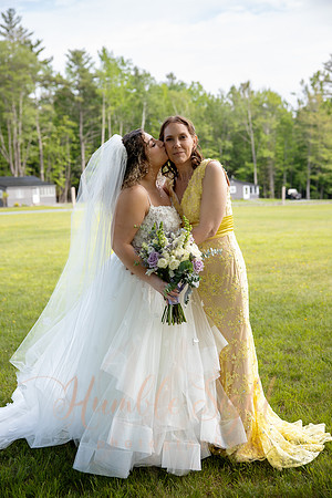 June Maine lake wedding ceremony in Athens