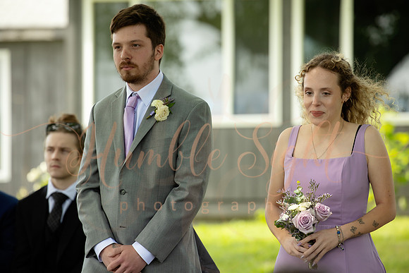 Central Maine waterfront wedding celebration