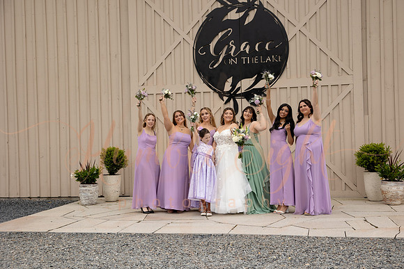 Fun wedding reception at Grace on the Lake in Maine