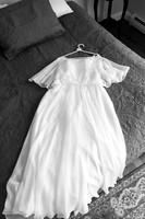 Intimate lakeside wedding ceremony at private home in Swanville Maine