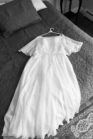 Intimate lakeside wedding ceremony at private home in Swanville Maine