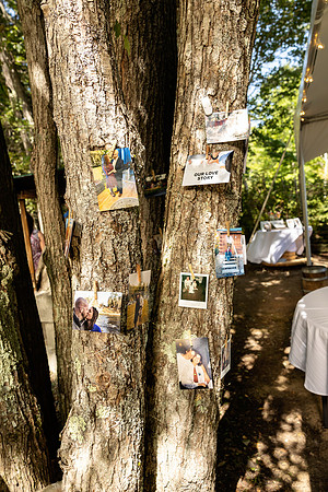 Maine high school sweethearts wedding at Swan Lake