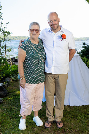 Maine high school sweethearts wedding at Swan Lake