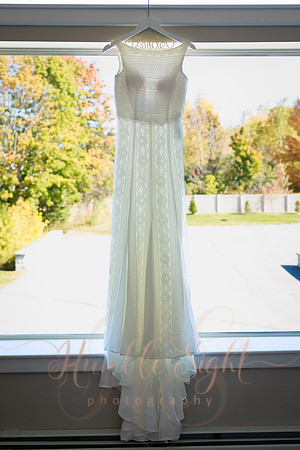 Wedding party portraits at Cascade Park in Bangor Maine
