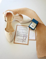 Lavender toss wedding exit in Maine