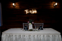Lavender toss wedding exit in Maine