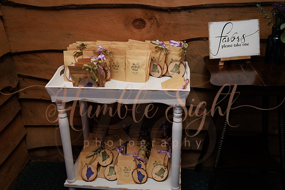 Reception at Peaks Hill Lodge in Dedham Maine