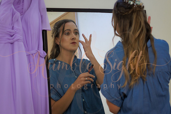 Wedding party portraits at Cascade Park in Bangor Maine
