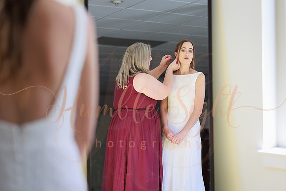 October church wedding in Bangor Maine