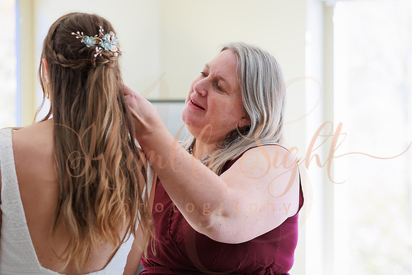 Wedding celebration at Dedham Maine wedding venue