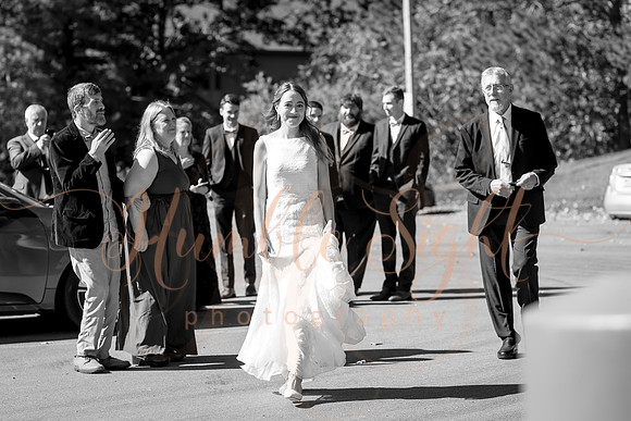 Ben and Leah wedding ceremony at Pilgrim’s Orthodox Church in Bangor Maine