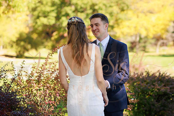 Ben and Leah wedding ceremony at Pilgrim’s Orthodox Church in Bangor Maine