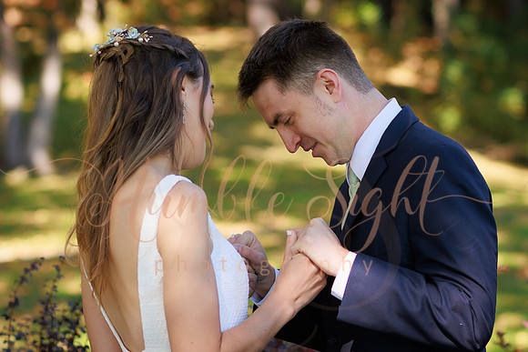 October church wedding in Bangor Maine