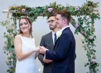 Wedding party portraits at Cascade Park in Bangor Maine