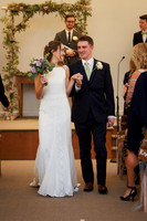 Ben and Leah wedding ceremony at Pilgrim’s Orthodox Church in Bangor Maine