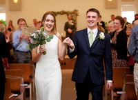 Ben and Leah wedding ceremony at Pilgrim’s Orthodox Church in Bangor Maine