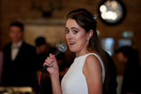 Live wedding band performance at Maine reception