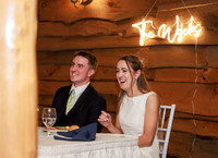 Lavender toss wedding exit in Maine