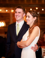 Live wedding band performance at Maine reception
