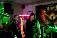 Guitarist performing live at Bangor concert venue