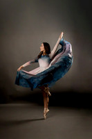 Peyton Levesque dance portrait session at Next Generation Dance Studio in Brewer Maine featuring contemporary and pointe ballet