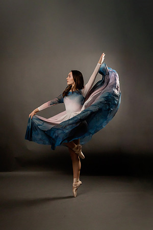 Peyton Levesque dance portrait session at Next Generation Dance Studio in Brewer Maine featuring contemporary and pointe ballet