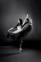 Peyton Levesque dance portrait session at Next Generation Dance Studio in Brewer Maine featuring contemporary and pointe ballet