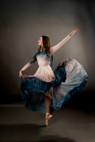 Peyton Levesque dance portrait session at Next Generation Dance Studio in Brewer Maine featuring contemporary and pointe ballet