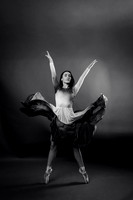 Peyton Levesque dance portrait session at Next Generation Dance Studio in Brewer Maine featuring contemporary and pointe ballet