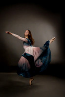 Peyton Levesque dance portrait session at Next Generation Dance Studio in Brewer Maine featuring contemporary and pointe ballet