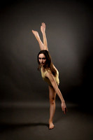 Peyton Levesque dance portrait session at Next Generation Dance Studio in Brewer Maine featuring contemporary and pointe ballet