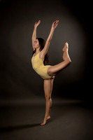 Peyton Levesque dance portrait session at Next Generation Dance Studio in Brewer Maine featuring contemporary and pointe ballet