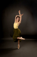 Peyton Levesque dance portrait session at Next Generation Dance Studio in Brewer Maine featuring contemporary and pointe ballet