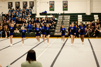 Cheerleaders competing at YMCA Spirit Showdown 2026