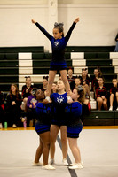 Cheerleaders competing at YMCA Spirit Showdown 2026