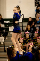 Maine cheerleading teams competing in Old Town