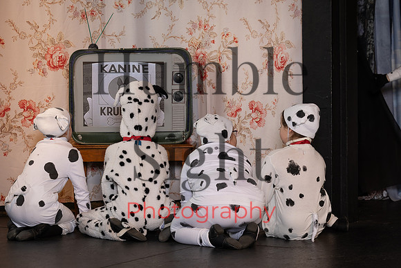 101 Dalmatians youth theatre production at Next Generation Theatre in Brewer Maine by Humble Sight Photography