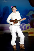 Youth theatre costumes and characters SpongeBob production