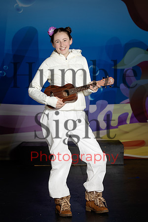 Youth theatre costumes and characters SpongeBob production