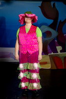 Young actors performing SpongeBob musical rehearsal