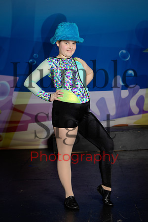 Actors preparing for SpongeBob stage performance