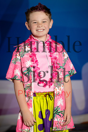 Youth theatre costumes and characters SpongeBob production