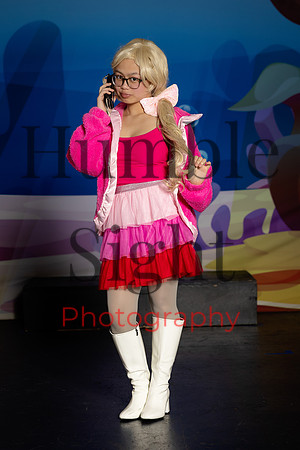 Youth theatre costumes and characters SpongeBob production