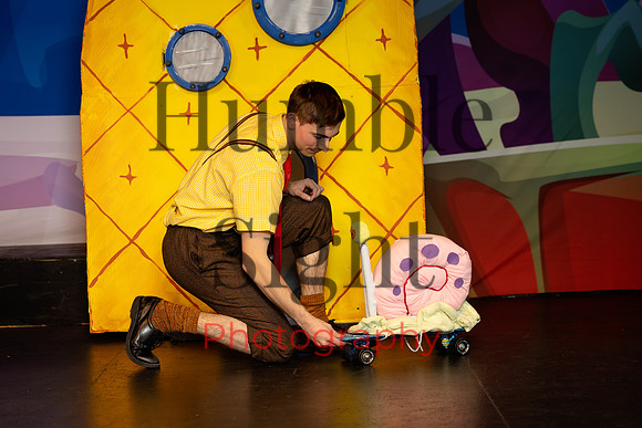 SpongeBob youth theatre rehearsal at Next Generation Theatre Maine