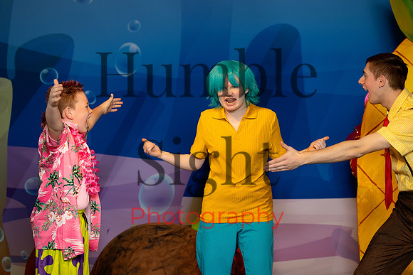 Next Generation Theatre SpongeBob rehearsal cast