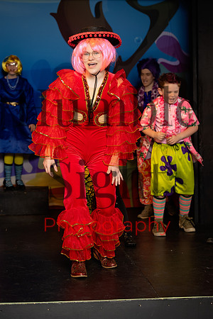 Youth theatre costumes and characters SpongeBob production