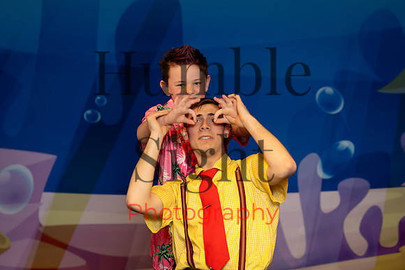 Youth theatre stage rehearsal Bangor Maine