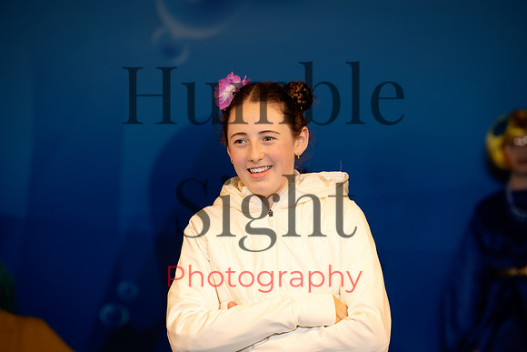 Youth theatre costumes and characters SpongeBob production