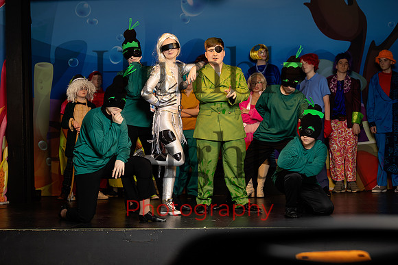 Youth theatre stage rehearsal Bangor Maine