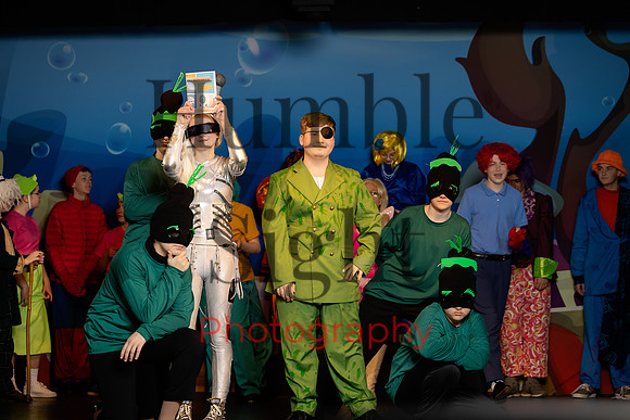 SpongeBob youth theatre rehearsal at Next Generation Theatre Maine